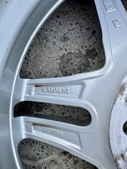 4x al kola 5x112 16 + pneu zimní 205/60 R16 - 3