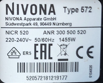 NIVONA NICR 520 - 3