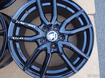 Alu disky černé na Škoda 17", 5x112, ET 52, šíře 7,5J - 3
