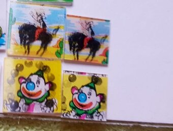 Pohyblivé obrázky ze žvýkaček DANDY, retro - 3