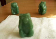 3 ks figurky z Aventurinu - 3