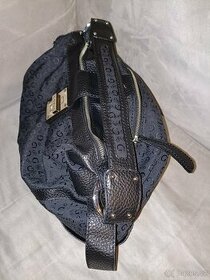 Kabelka GUESS - látková s logem - 3