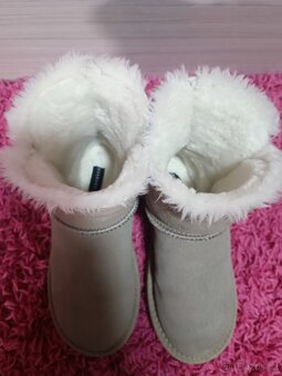 Kožené zimní boty sněhule válenky Reserved vel. 38 - 3