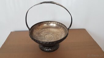 Staré alpakové mísy vhodné na dekoraci: - 3