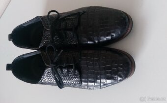 moc hezké kožené polobotky Walking 39 - 3