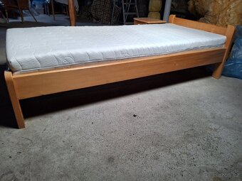 Masivní dubová postel 90x200cm - 3