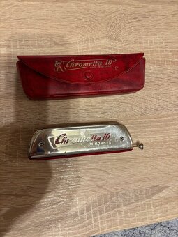 Harmonika foukací Hohner půltónová - 3