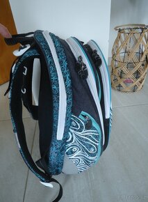 Školní batoh Bagmaster Element 9 A Turquoise - velmi zachova - 3
