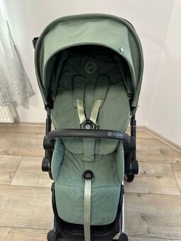 Cybex Priam 4.0 Chrome Black & Green Leaf - 3