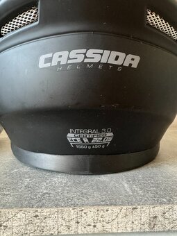 Moto přilba Cassida Integral 3.0 černá - 3