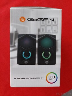 PC stolní reproduktory GoGen RGB PSU 104 - 3