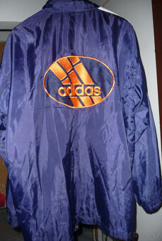 ADIDAS bunda pánská dlouhá šusťáková - RETRO - 3