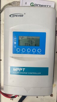 Solární střídač Growatt spf 5000 es a Epever xtra 4415 - 3