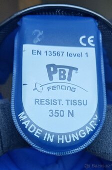 Оblečení na historický šerm, HEMA 350N, PBT Fencing - 3