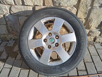 Litá kola na Škoda Octavia II Nové letní pneu - 3
