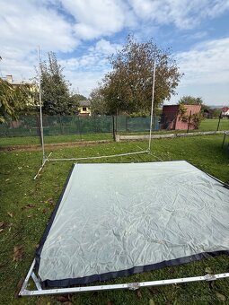 Venkovní projekční plátno s rámem 3,6x2,8m - 3
