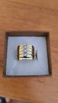 Zlatý prsten 14k - 3