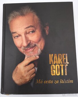 Kniha Má cesta za štěstím - Karel Gott 696 stran pěkný stav - 3