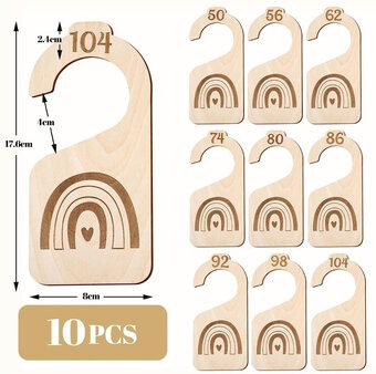 Dřevěné oddělovače dětského oblečení NOVÉ - Frýdlant - 3