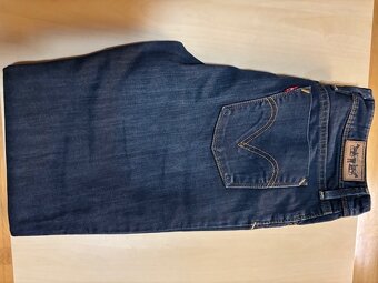 Pánské tmavě modré LEVIS Jeans Model 627 Straight Fit, 31x32 - 3