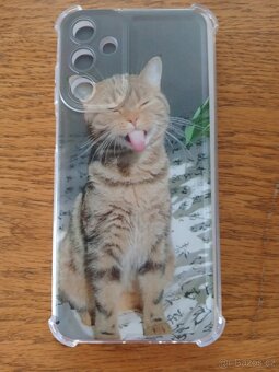 Samsung Galaxy A15, original obal, kryt, kočka - 3