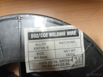 Svařovací drát 0,6 mm - 3