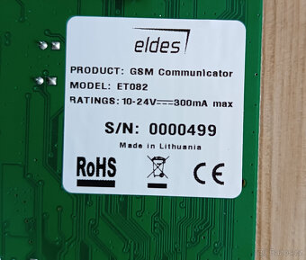 ⚡️ GSM komunikátor, GSM/SMS relé ELDES ET082 ⚡️ - 3