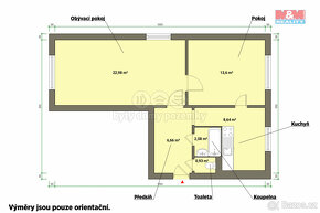 Prodej bytu 2+1, 55 m², Kosmová u Toužimi - 3