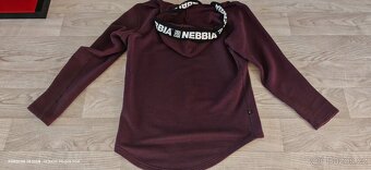 Nebbia AW-LINE Mikina XXL Fialová Top - 3
