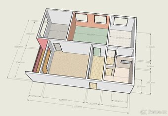 Prodej bytu 3+1 s balkónem, 81 m2, Hodonín - 3