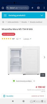 Lednička Mora nová - 3