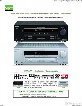 Pěkný Dálkový ovladač SONY AV SYSTEM2 RM-U306 + Nové Batt. - 3