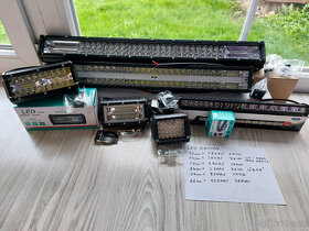 LED SUPER pracovní rampy délka od 10cm 27W  do 66cm  360w - 3