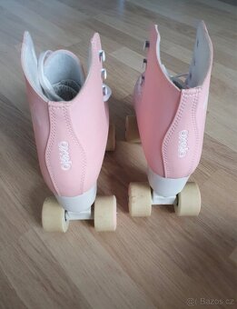 Oxelo růžové kolečkové brusle - 3