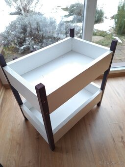 Dřevěná postýlka pro panenky palanda - 3