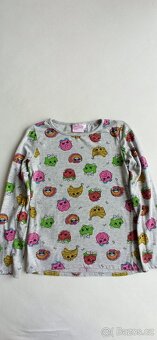 4 trička s dl. rukávem, vel. 134/140 - 3