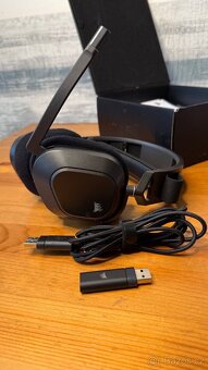 Corsair HS80 MAX Wireless - Stav nových, Bluetooth + 2.4GHz - 3