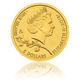 Český lev 2018 Zlatá investiční mince 1/25 oz - 3