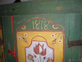 malovaná skříň s vročením 1818 - 3