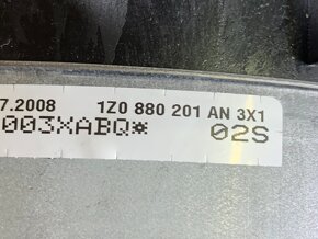 ŠKODA FABIA 2 5J 07-10 - 4 ram airbag 1Z0880201AN - 3