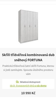 Šatní skříň Jamall Fortuna - 3