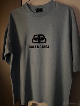 Prodám tričko Balenciaga modré - 3