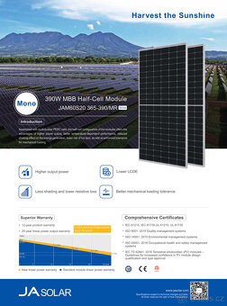 Fotovoltaický panel 380Wp - 3