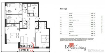 Prodej, byty/4+kk, 122.26 m2, Studentská 1693/28, Bolevec, 3 - 3