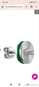 Krásné unisex náušnice Lacoste - 3