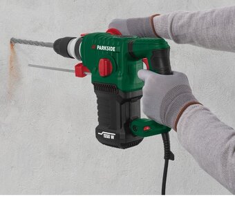 Elektrický kladivo Parkside síla úderů 5J - 3