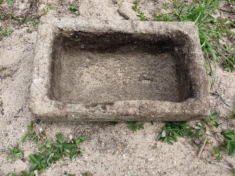 Betonový žlab, koryto, květník, nádoba, dekorace - 3