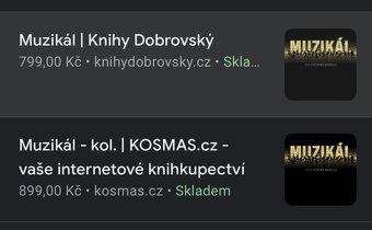 Prodám novou knihu Muzikál od počátků do dnes - 3