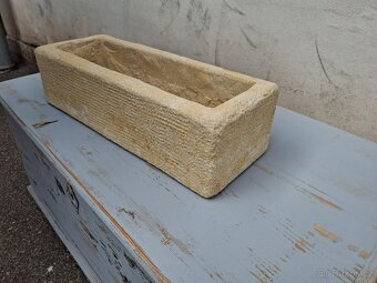 MÁLÉ PÍSKOVCOVÉ KORÝTKO - KVĚTINÁČ - 3