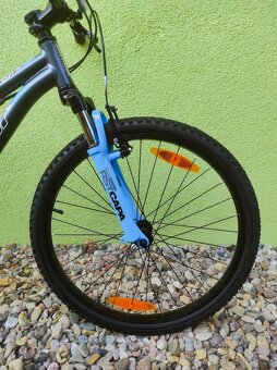 Značkové dětské kolo Author A-MATRIX 24" (grafit/modrá) - 3